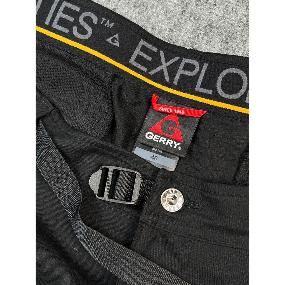 Gerry Mens Black Shorts Size 40 Explorers Everyday Casual Outdoors‎